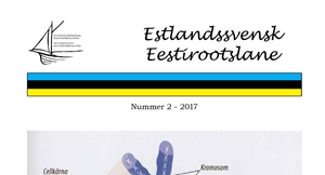 Loe värsket ajakirja „Estlandssvensk Eestirootslane“.