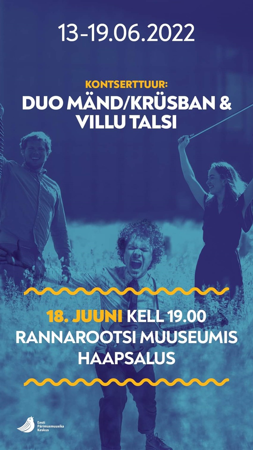 Rannarootsi Muuseum kutsub pärimusmuusikakontserdile 18.06.2022.